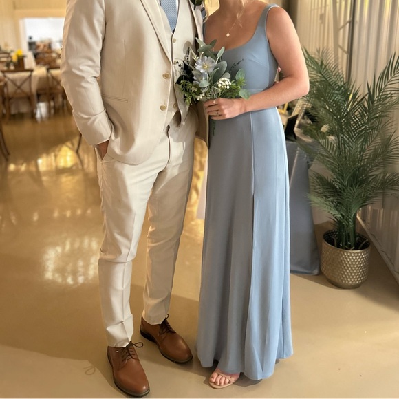 Birdy Grey Dusty Blue Bridesmaid Dress - Picture 8 of 9